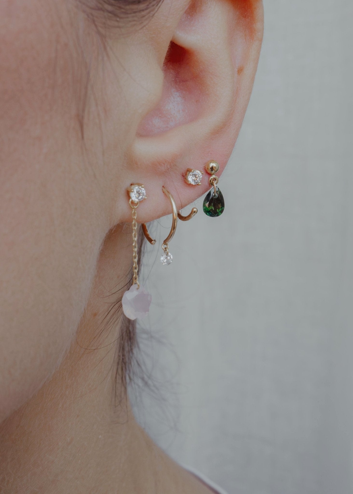 Orecchino a cerchio ABBRACCIO - TheJewelryDog