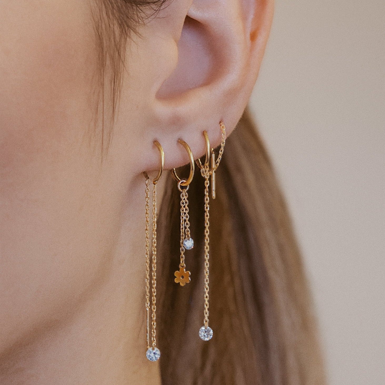 Orecchino saliscendi DESIDERI APPESI - TheJewelryDog